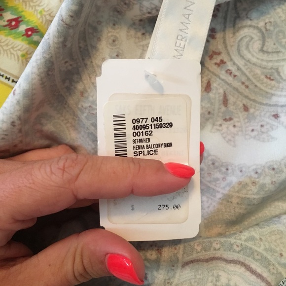 { Zimmermann } Henna Print Balcony Bikini - Picture 4 of 5